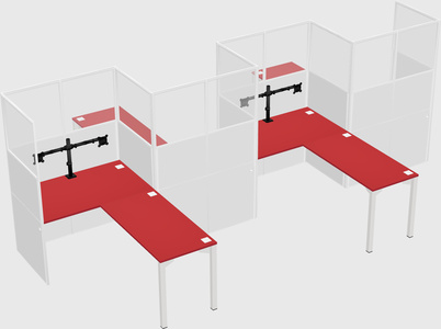 Rectangular cubicles