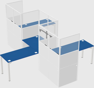 Rectangular cubicles