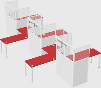 Rectangular cubicles