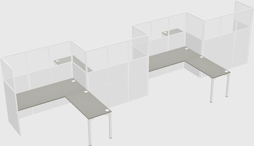 Rectangular cubicles