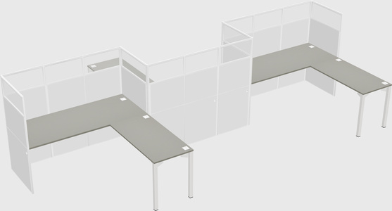 Rectangular cubicles
