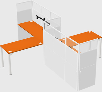 Rectangular cubicles