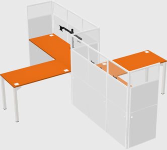 Rectangular cubicles