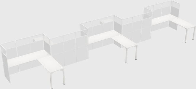 Rectangular cubicles