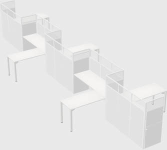 Rectangular cubicles
