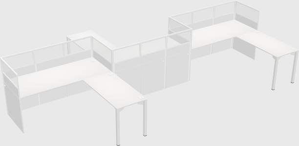 Rectangular cubicles