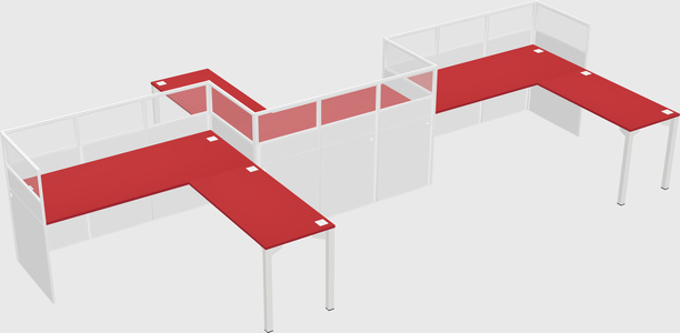 Rectangular cubicles