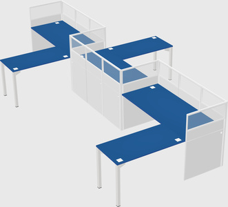 Rectangular cubicles