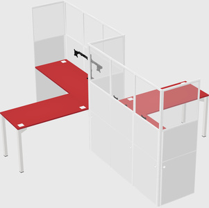 Rectangular cubicles