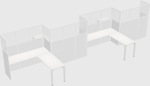 Rectangular cubicles