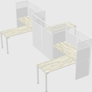 Cabines en l