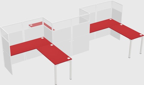 Rectangular cubicles