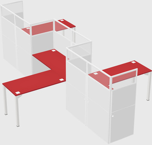 Rectangular cubicles