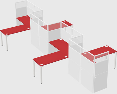 Rectangular cubicles