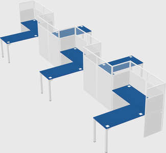 Rectangular cubicles