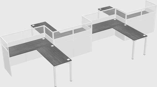 Rectangular cubicles