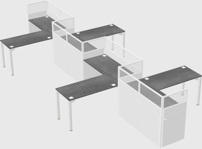 Rectangular cubicles