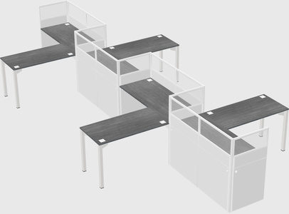 Rectangular cubicles