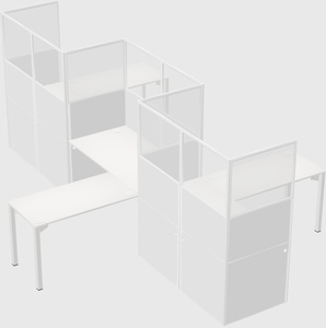 Rectangular cubicles