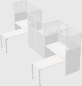 Rectangular cubicles