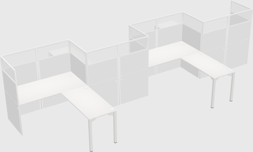 Rectangular cubicles