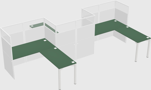 Rectangular cubicles