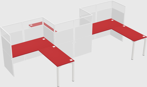 Rectangular cubicles