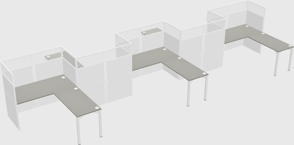 Rectangular cubicles