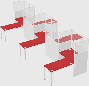 Rectangular cubicles