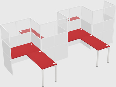 Rectangular cubicles