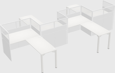 Rectangular cubicles