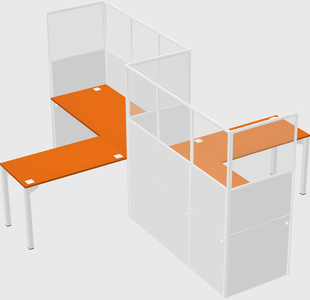 Rectangular cubicles