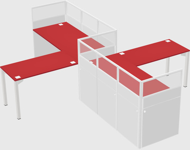 Rectangular cubicles