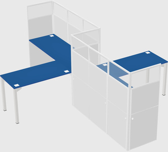 Rectangular cubicles