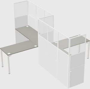 Rectangular cubicles