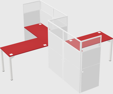 Rectangular cubicles