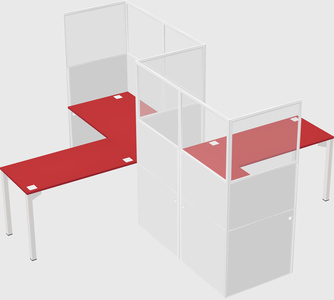 Rectangular cubicles