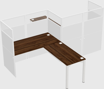 L-shape cubicles