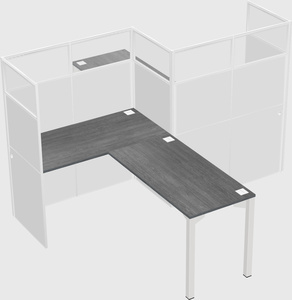 L-shape cubicles