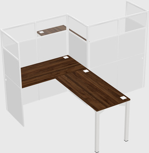 L-shape cubicles