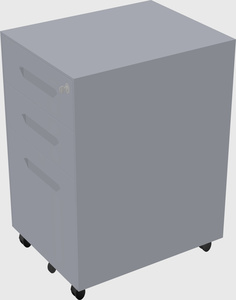 Metal mobile drawers