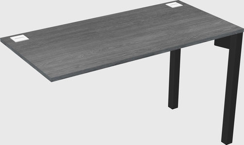 Desk return - metal base - wooden & panel systems