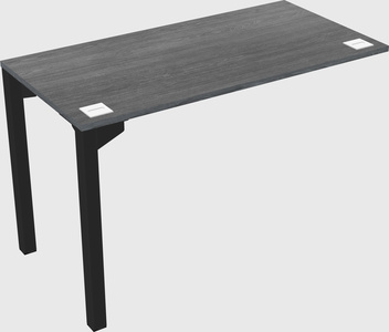 Desk return - metal base - wooden & panel systems