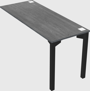 Desk return - metal base - wooden & panel systems