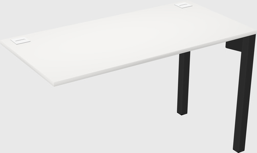 Desk return - metal base - wooden & panel systems