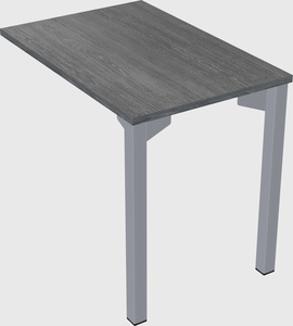 Desk return - metal base - wooden & panel systems