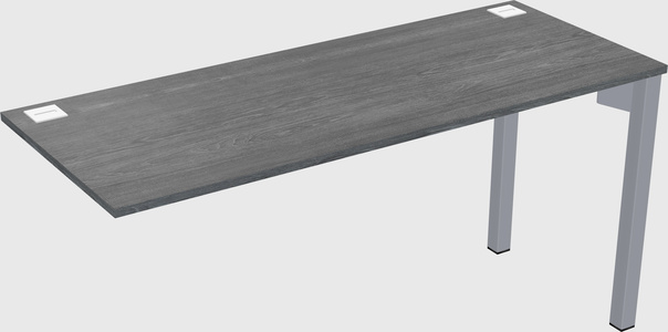 Desk return - metal base - wooden & panel systems