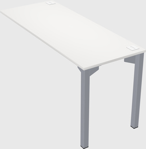 Desk return - metal base - wooden & panel systems