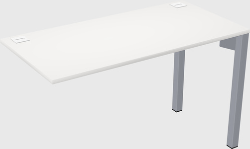 Desk return - metal base - wooden & panel systems