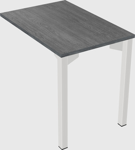 Desk return - metal base - wooden & panel systems